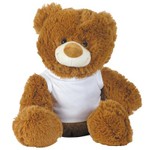 Coconut (White) and Coco (Brown) Plush Teddy Bear_51058
