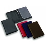 Premium Brown Leather Pocket Notebook with Pen_16133