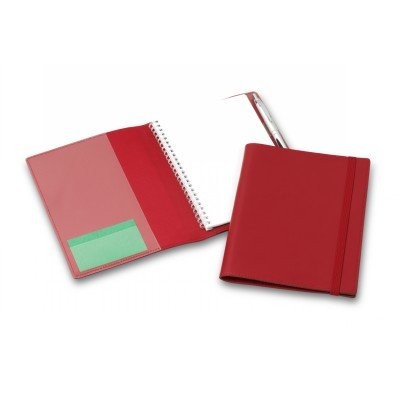 Deluxe Red Elastic Closure A5 Refillable Journal_16002