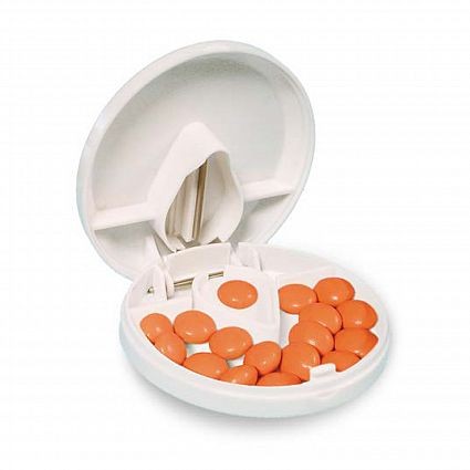 Compact Pill Box with Cutter_77839