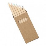 6 Pack Natural Wood Colouring Pencils_79900