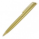 Hubert Gold Trim Metal Ballpoint Pen_80143