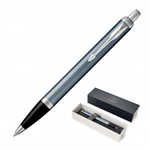 Parker IM Ballpoint Pen – Blue Grey Stainless CT_80553