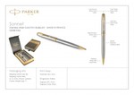 Parker Sonnet Ballpoint Pen – Brushed Stainless GT_80571