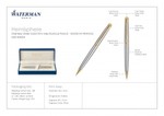 Waterman Hemisphere Mechanical Pencil – Brushed Stainless GT_80589
