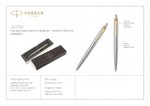 Parker Jotter Ballpoint Pen – Brushed Stainless GT_80646