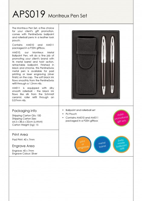 Montreux Pen Set_80665