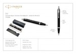 Parker IM Ballpoint Pen – Lacquer Black CT_80746