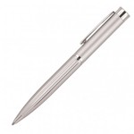 Stripe Silver Ballpoint Pen (Mirror Engrave)_80830
