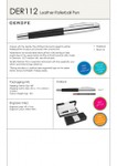Leather Rollerball Pen_80850